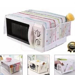 Microwave Cover And Pocket Storage