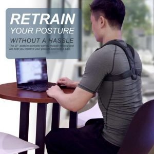 Shoulder Posture Support Brace Adjustable Straight Strap For Men And Women