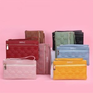 High Quality Female Clutch Zipper Wallet