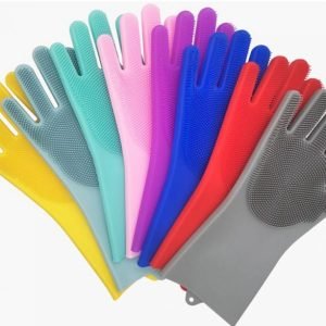 Silicon Hand Scrubbing Gloves