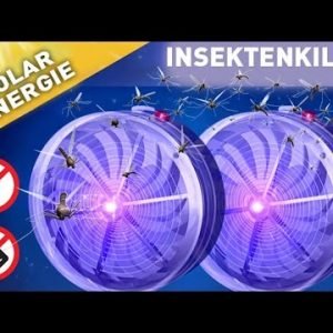 Solar Buzz Zapper, Buzz Kill 2 In 1 Solar Indoor & Outdoor Bug Zapper fly killer