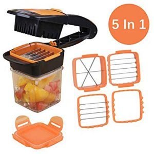Nicer Dicer 5 in 1 Multi-Cutter Quick Food Fruit Vegetable Cutter Slicer Chopper