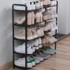 Shoe Rack for Home, Stainless Steel Rod 3,4,5 Layer Shoe Rack,