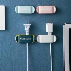 ( Pack Of 02 ) Ashesive Plug Hanger Easy to Use