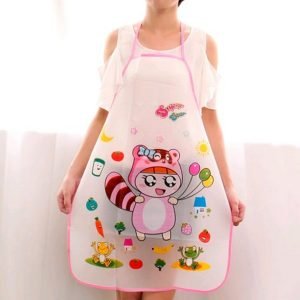 Kitchen Waterproof Apron Adult Oil Resistant Cooking Overclothes Sleeveless Apron