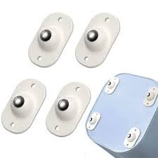Self Adhesive Universal Wheels Casters 360 Degree Rotatable Ball Pulley Stain Less Steel
