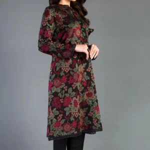 Bareeze - 3PC Lawn Full Heavy Embroidered Shirt With Heavy Embroidered Dupatta